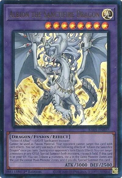 Albion the Sanctifire Dragon (Ultra Rare) (RA05-EN037) [Rarity Collection 5]