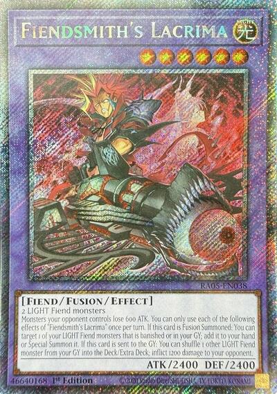 Fiendsmith's Lacrima (Platinum Secret Rare) (RA05-EN038) [Rarity Collection 5]