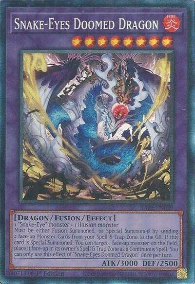 Snake-Eyes Doomed Dragon (Collector's Rare) (RA05-EN039) [Rarity Collection 5]