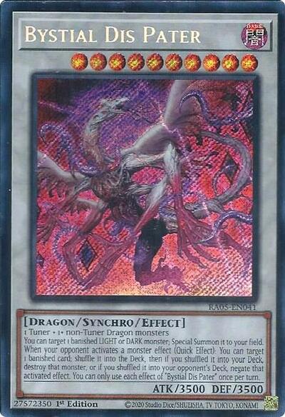 Bystial Dis Pater (Secret Rare) (RA05-EN041) [Rarity Collection 5]