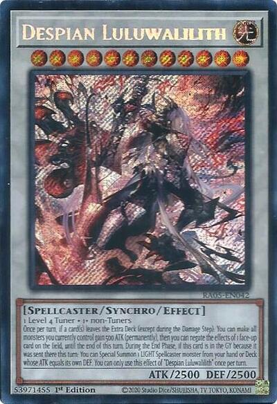 Despian Luluwalilith (Secret Rare) (RA05-EN042) [Rarity Collection 5]