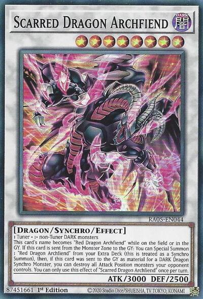 Scarred Dragon Archfiend (RA05-EN044) [Rarity Collection 5]