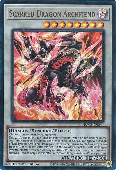 Scarred Dragon Archfiend (Ultra Rare) (RA05-EN044) [Rarity Collection 5]