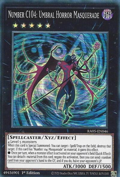 Number C104: Umbral Horror Masquerade (RA05-EN046) [Rarity Collection 5]