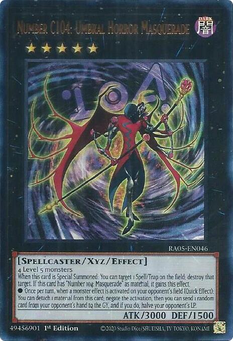 Number C104: Umbral Horror Masquerade (Ultra Rare) (RA05-EN046) [Rarity Collection 5]