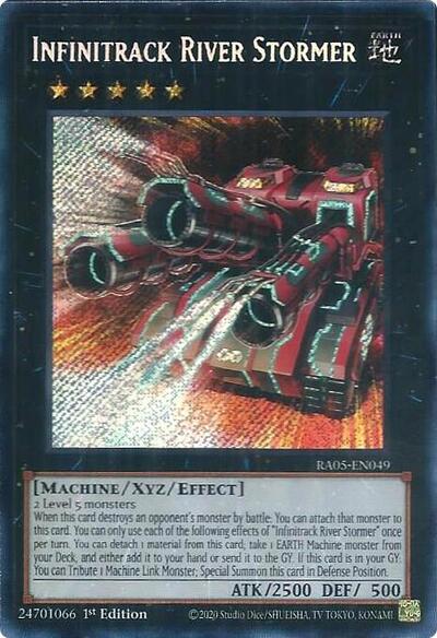 Infinitrack River Stormer (Secret Rare) (RA05-EN049) [Rarity Collection 5]