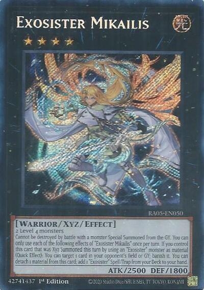 Exosister Mikailis (Secret Rare) (RA05-EN050) [Rarity Collection 5]