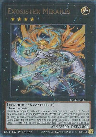 Exosister Mikailis (Ultimate Rare) (RA05-EN050) [Rarity Collection 5]