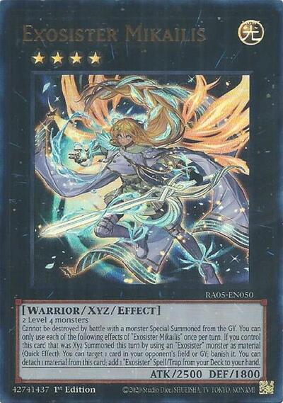 Exosister Mikailis (Ultra Rare) (RA05-EN050) [Rarity Collection 5]