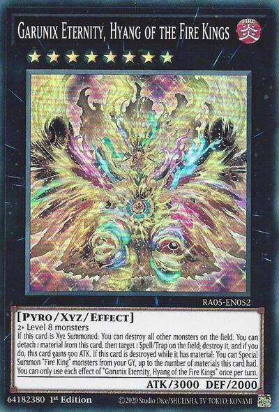 Garunix Eternity, Hyang of the Fire Kings (RA05-EN052) [Rarity Collection 5]