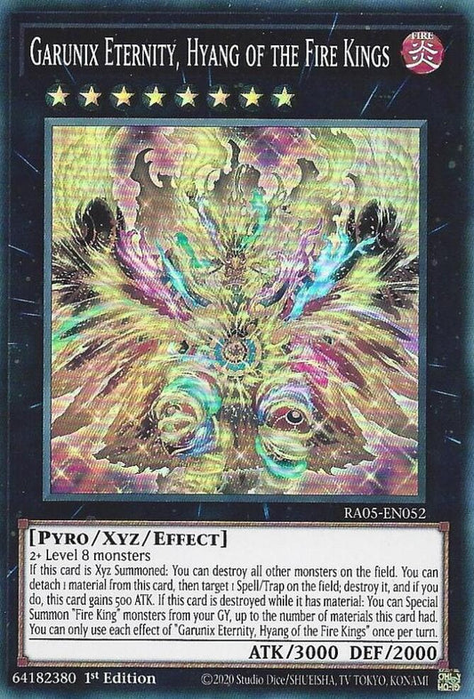 Garunix Eternity, Hyang of the Fire Kings (RA05-EN052) [Rarity Collection 5]