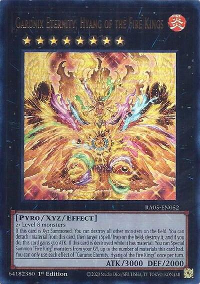 Garunix Eternity, Hyang of the Fire Kings (Ultra Rare) (RA05-EN052) [Rarity Collection 5]