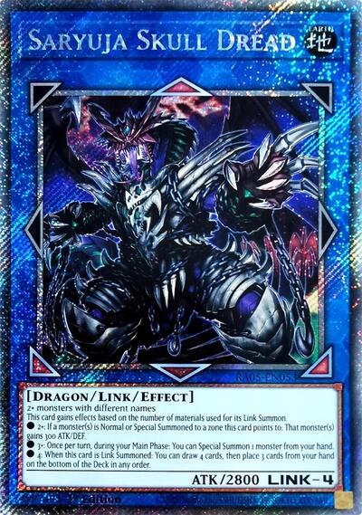 Saryuja Skull Dread (Platinum Secret Rare) (RA05-EN053) [Rarity Collection 5]