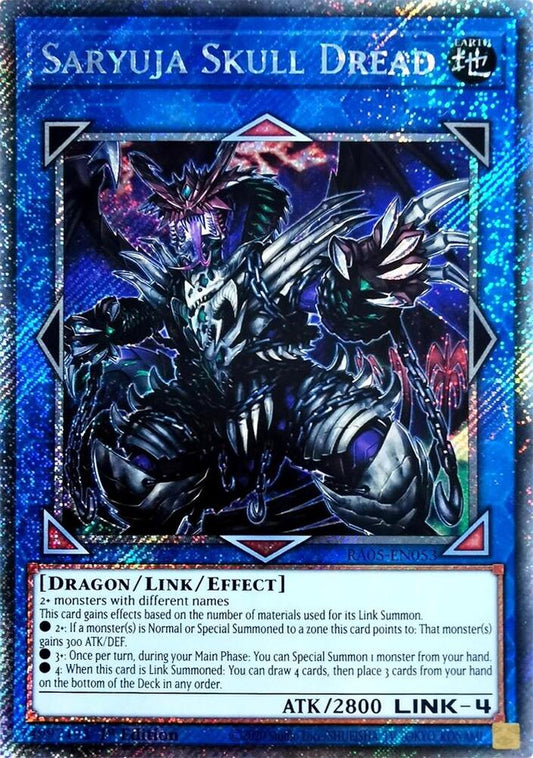 Saryuja Skull Dread (Platinum Secret Rare) (RA05-EN053) [Rarity Collection 5]