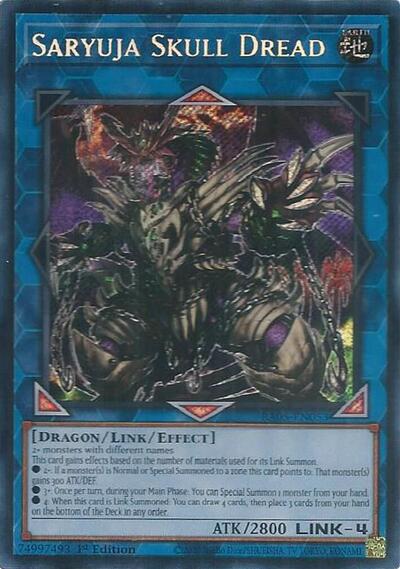 Saryuja Skull Dread (Secret Rare) (RA05-EN053) [Rarity Collection 5]