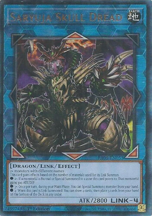 Saryuja Skull Dread (Ultimate Rare) (RA05-EN053) [Rarity Collection 5]
