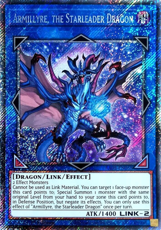 Armillyre, the Starleader Dragon (Platinum Secret Rare) (RA05-EN055) [Rarity Collection 5]