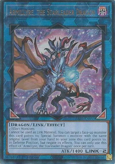 Armillyre, the Starleader Dragon (Ultimate Rare) (RA05-EN055) [Rarity Collection 5]