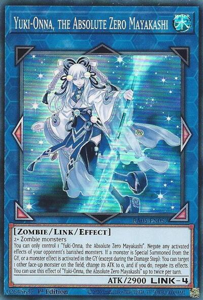 Yuki-Onna, the Absolute Zero Mayakashi (RA05-EN057) [Rarity Collection 5]