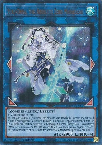 Yuki-Onna, the Absolute Zero Mayakashi (Ultra Rare) (RA05-EN057) [Rarity Collection 5]