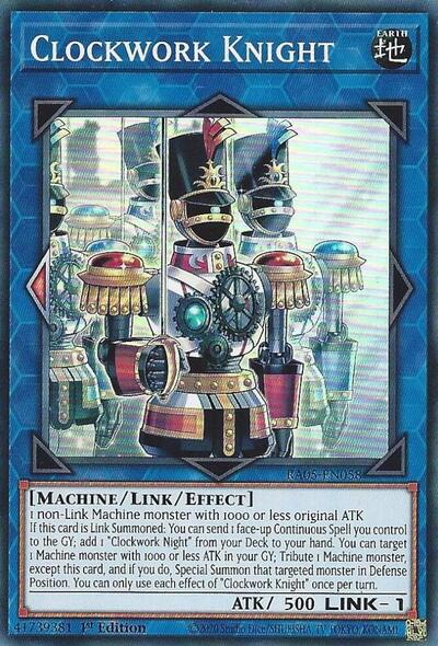 Clockwork Knight (RA05-EN058) [Rarity Collection 5]