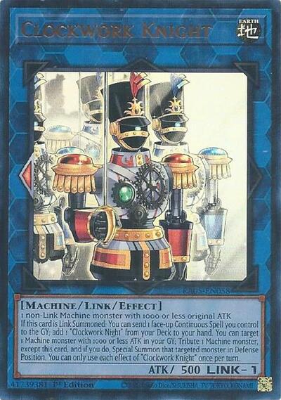 Clockwork Knight (Ultra Rare) (RA05-EN058) [Rarity Collection 5]