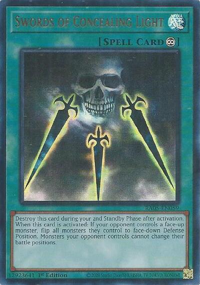 Swords of Concealing Light (Ultra Rare) (RA05-EN059) [Rarity Collection 5]