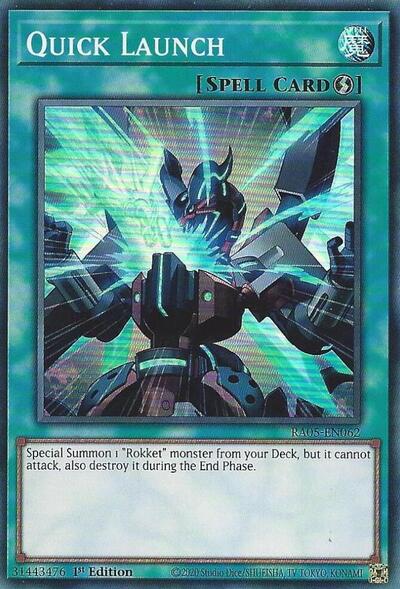 Quick Launch (RA05-EN062) [Rarity Collection 5]
