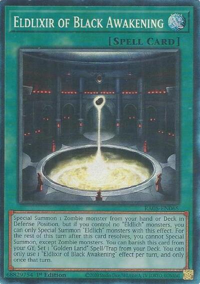 Eldlixir of Black Awakening (Collector's Rare) (RA05-EN065) [Rarity Collection 5]