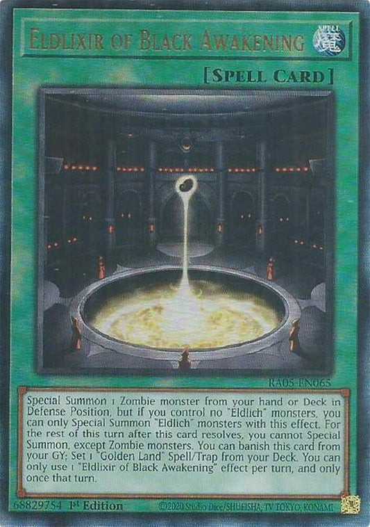 Eldlixir of Black Awakening (Ultimate Rare) (RA05-EN065) [Rarity Collection 5]