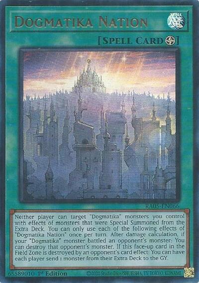 Dogmatika Nation (Ultra Rare) (RA05-EN066) [Rarity Collection 5]