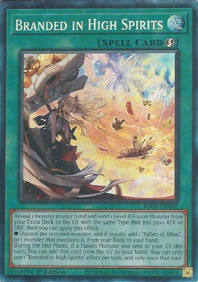 Branded in High Spirits (Collector's Rare) (RA05-EN067) [Rarity Collection 5]