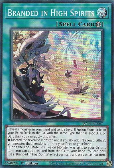 Branded in High Spirits (RA05-EN067) [Rarity Collection 5]