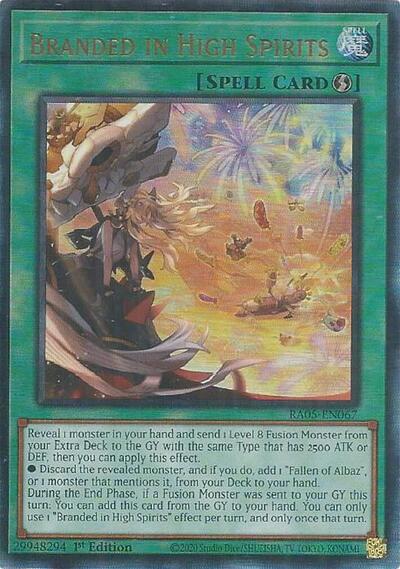 Branded in High Spirits (Ultimate Rare) (RA05-EN067) [Rarity Collection 5]