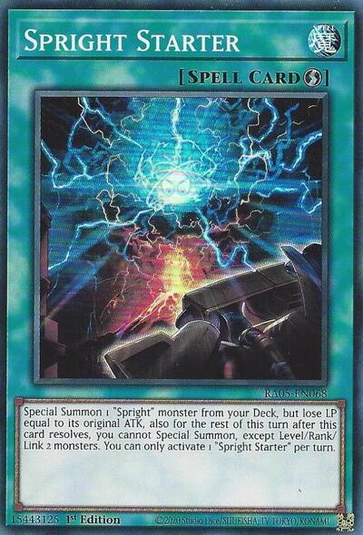 Spright Starter (RA05-EN068) [Rarity Collection 5]