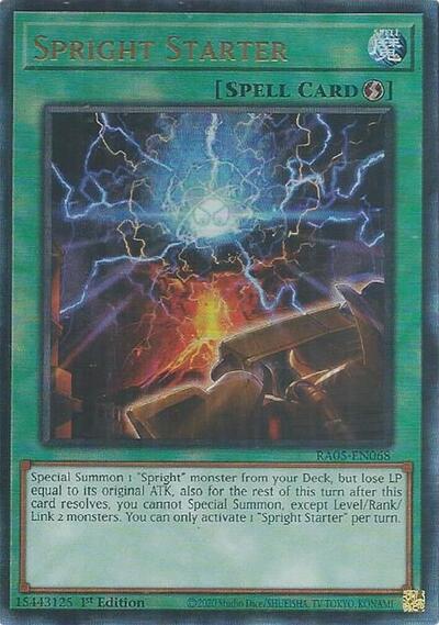 Spright Starter (Ultimate Rare) (RA05-EN068) [Rarity Collection 5]