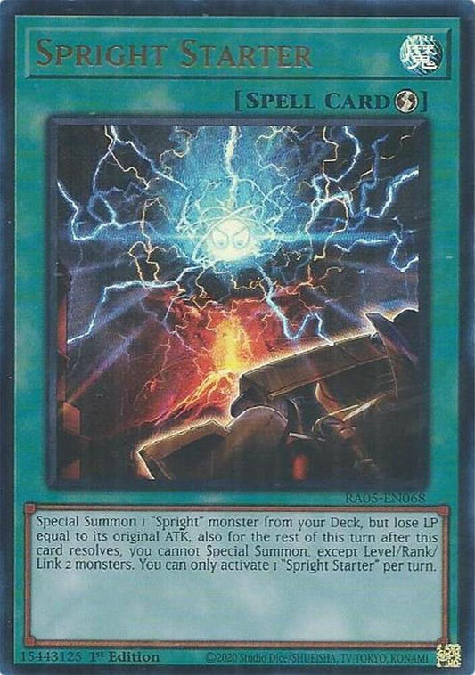 Spright Starter (Ultra Rare) (RA05-EN068) [Rarity Collection 5]