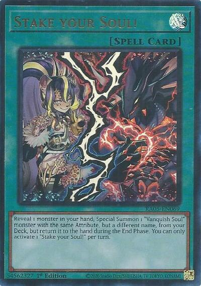 Stake your Soul! (Ultra Rare) (RA05-EN069) [Rarity Collection 5]