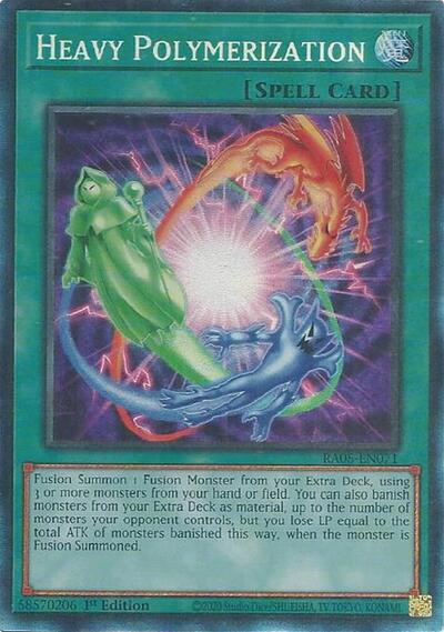 Heavy Polymerization (Collector's Rare) (RA05-EN071) [Rarity Collection 5]