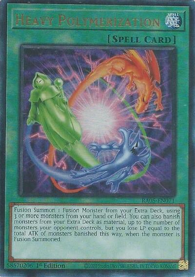 Heavy Polymerization (Ultimate Rare) (RA05-EN071) [Rarity Collection 5]