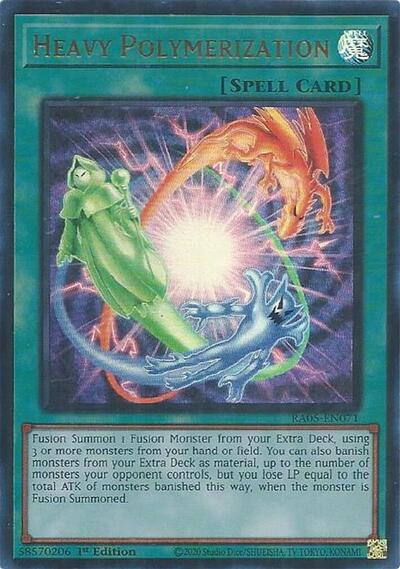 Heavy Polymerization (Ultra Rare) (RA05-EN071) [Rarity Collection 5]