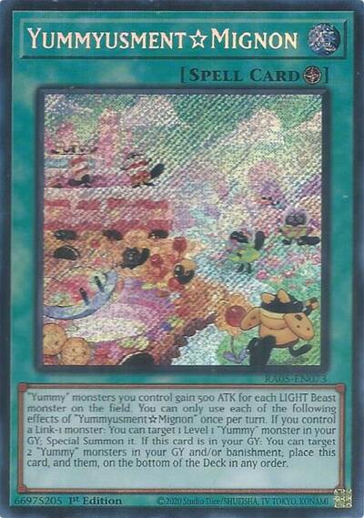YummyusmentMignon (Secret Rare) (RA05-EN073) [Rarity Collection 5]