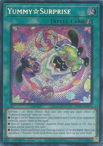 YummySurprise (Secret Rare) (RA05-EN074) [Rarity Collection 5]