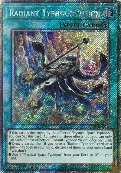 Radiant Typhoon Vision (Platinum Secret Rare) (RA05-EN075) [Rarity Collection 5]