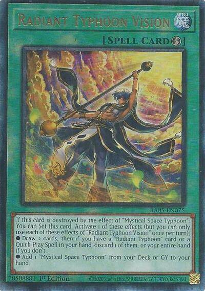 Radiant Typhoon Vision (Ultimate Rare) (RA05-EN075) [Rarity Collection 5]