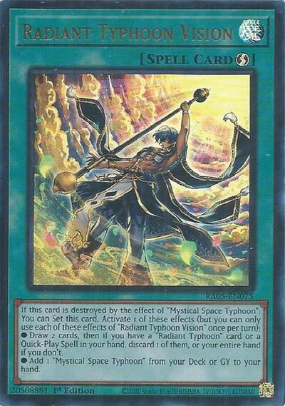 Radiant Typhoon Vision (Ultra Rare) (RA05-EN075) [Rarity Collection 5]