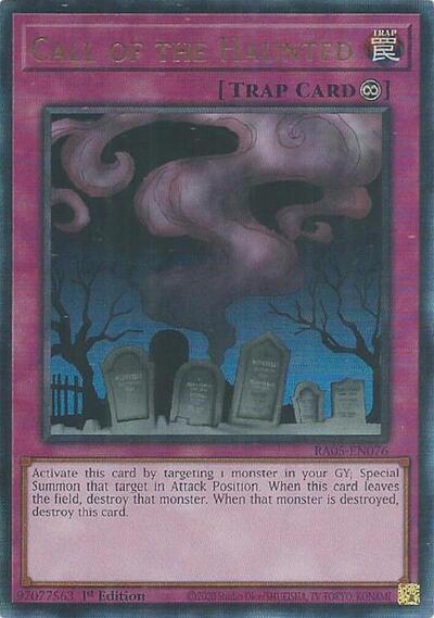 Call of the Haunted (Ultimate Rare) (RA05-EN076) [Rarity Collection 5]