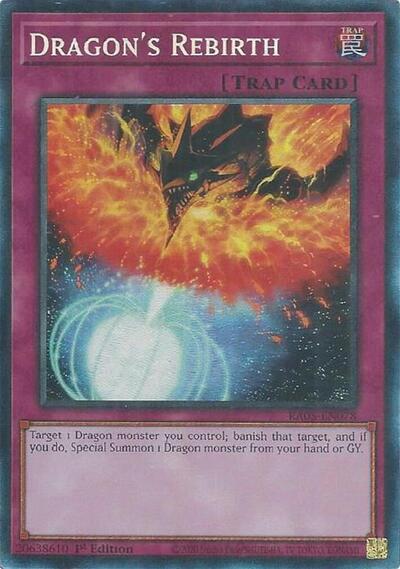 Dragon's Rebirth (Collector's Rare) (RA05-EN078) [Rarity Collection 5]