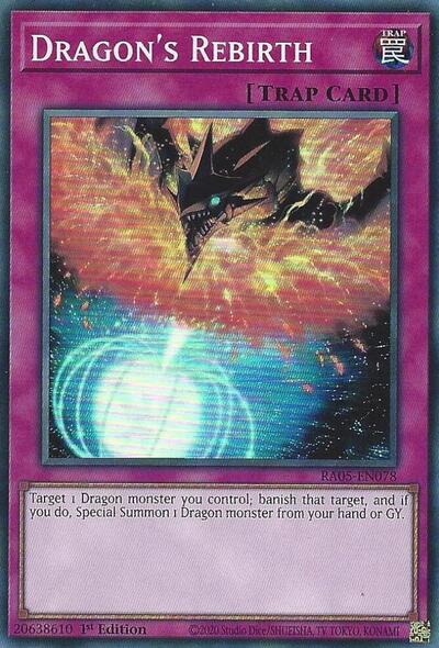 Dragon's Rebirth (RA05-EN078) [Rarity Collection 5]