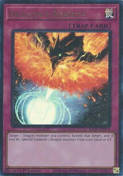 Dragon's Rebirth (Ultra Rare) (RA05-EN078) [Rarity Collection 5]